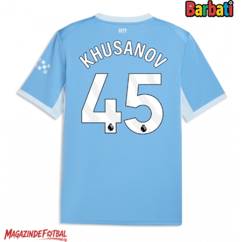 Manchester City Abdukodir Khusanov #45 Tricou Fotbal Replică 2026-27 Barbati Acasa Manchester City Abdukodir Khusanov #45 Tricou Fotbal Replică 2026-27 Barbati Acasa